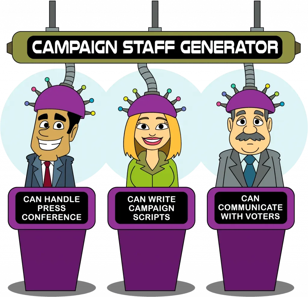 Political Campaign Staff: Structure, Rolls, Salaries, Consultants